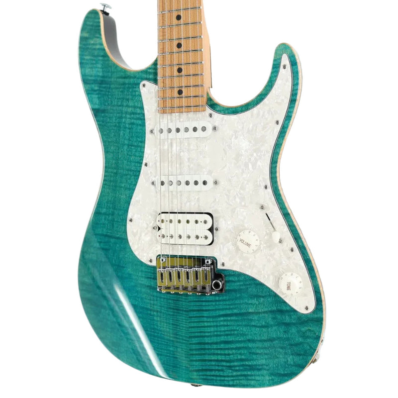 Suhr Standard Plus HSS Guitar w/ Roasted Maple Fingerboard - Bahama Blue
