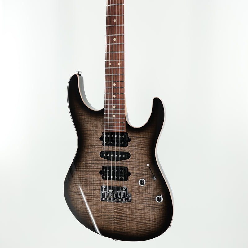 Suhr Modern Plus HSH Guitar w/ Pau Ferro Fingerboard - Trans Charcoal Burst