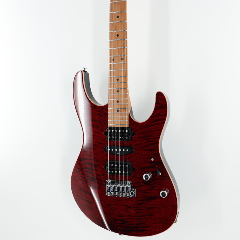 Suhr Modern Plus HSH Electric Guitar - Chili Pepper Red w/Roasted Maple Fingerboard