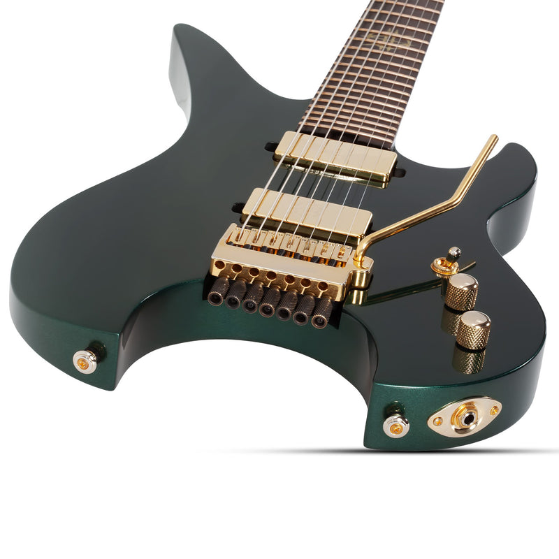 Schecter Synyster Gates Custom-7 TR Signature Headless - Oak Green Metallic