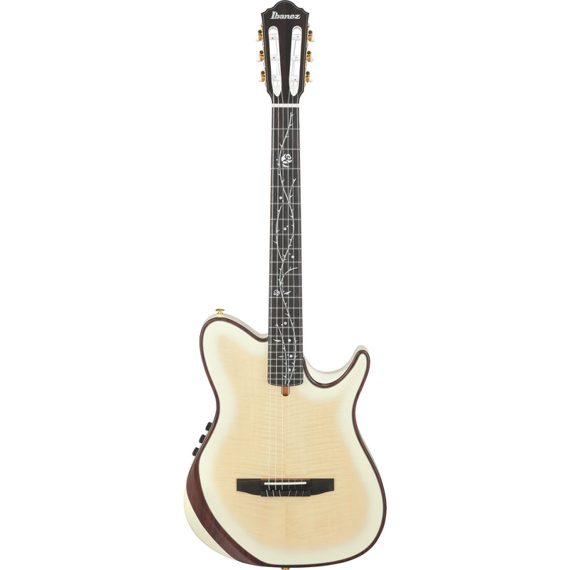 Ibanez TOD100FMN Tim Henson Signature Nylon-string Acoustic-electric Guitar - Toasted Marshmallow Matte