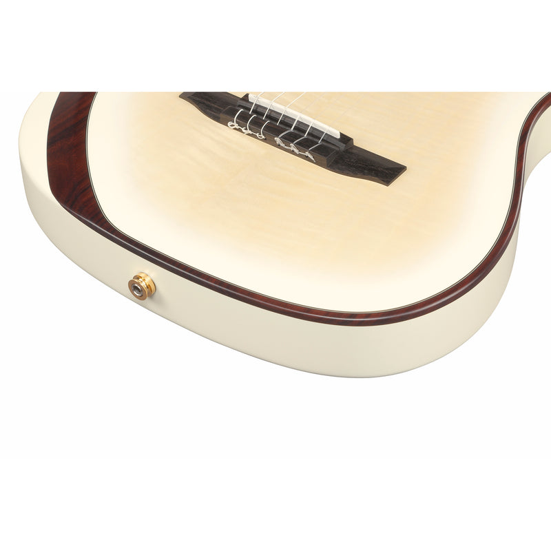 Ibanez TOD100FMN Tim Henson Signature Nylon-string Acoustic-electric Guitar - Toasted Marshmallow Matte