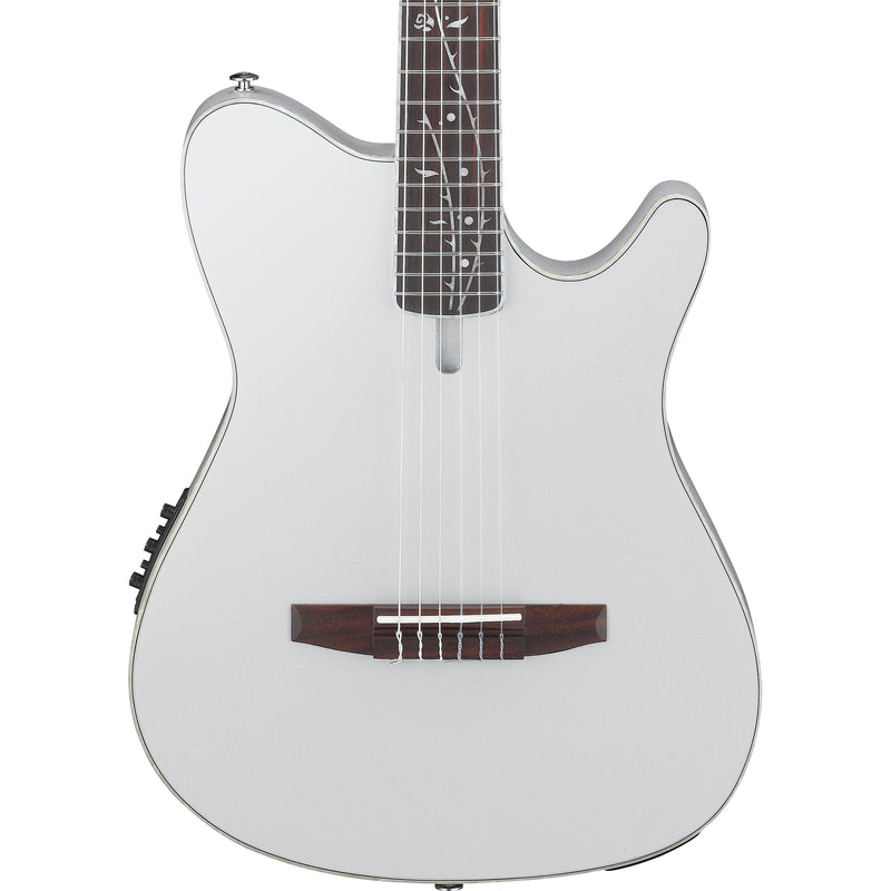 Ibanez Tim Henson TOD10N Classical Acoustic-Electric Guitar - Silver Metallic Flat