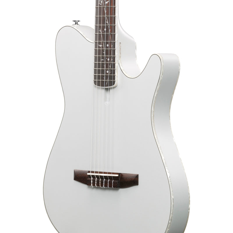 Ibanez Tim Henson TOD10N Classical Acoustic-Electric Guitar - Silver Metallic Flat