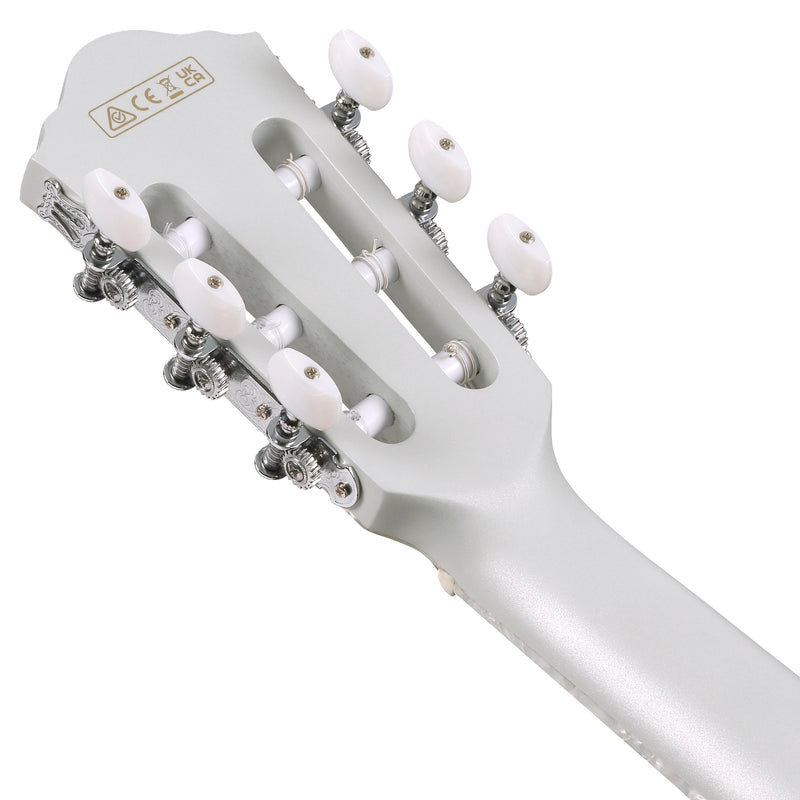 Ibanez Tim Henson TOD10N Classical Acoustic-Electric Guitar - Silver Metallic Flat