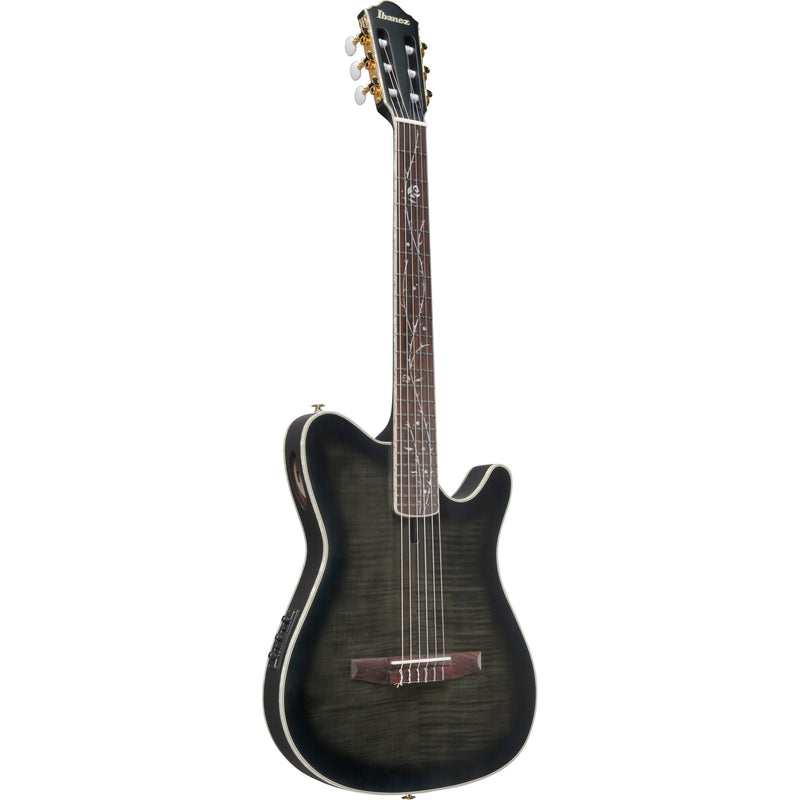 Ibanez TOD20FMN Tim Henson Signature Nylon-String Acoustic-Electric — Black Burst Fade Low Gloss
