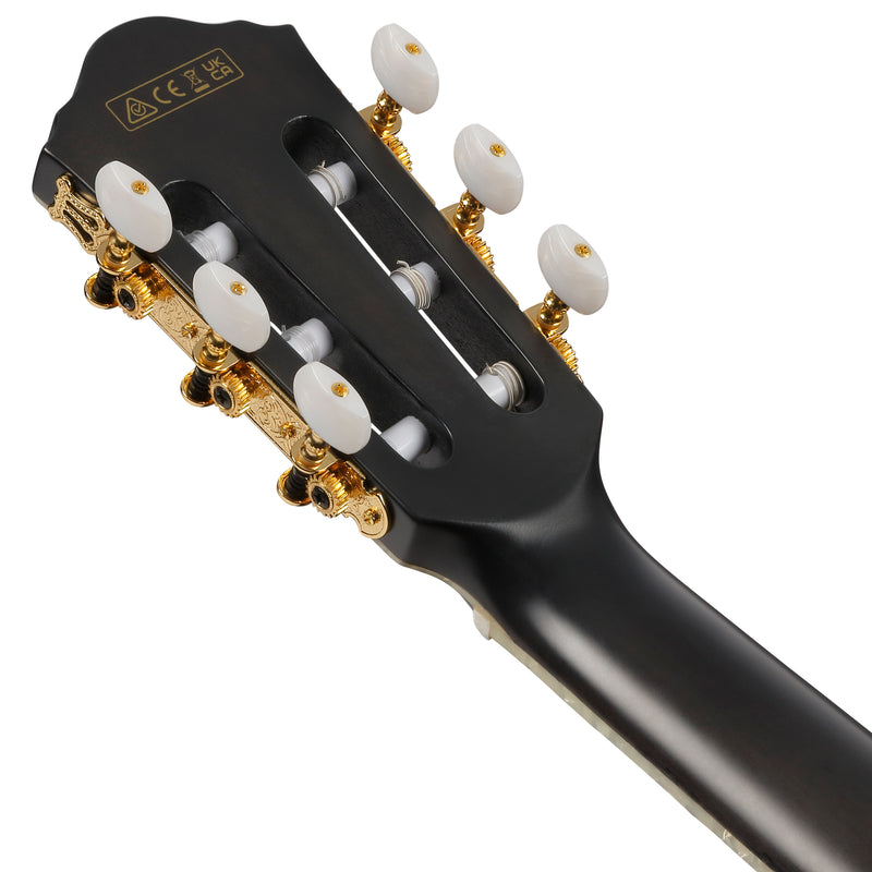 Ibanez TOD20FMN Tim Henson Signature Nylon-String Acoustic-Electric — Black Burst Fade Low Gloss