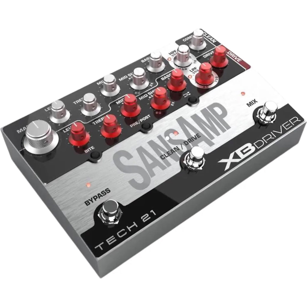 Tech 21 SansAmp XB Driver - Dual-Amp/Bi-Amp Bass Preamp