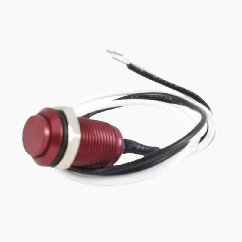 Tesi IDO Super M 10MM Metal Momentary Push Button Guitar Kill Switch - Red