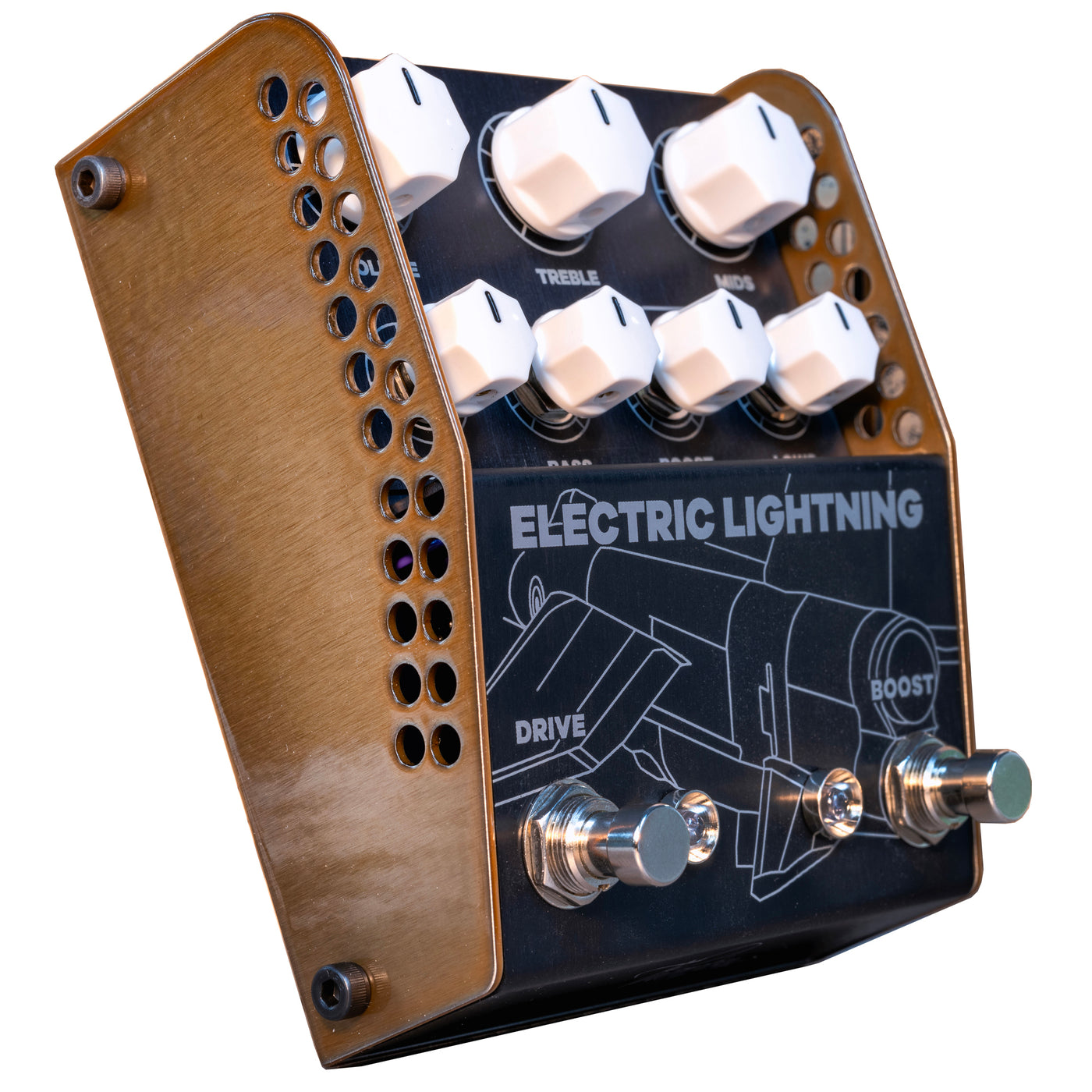 ThorpyFX Electric Lightning Overdrive Guitar Pedal