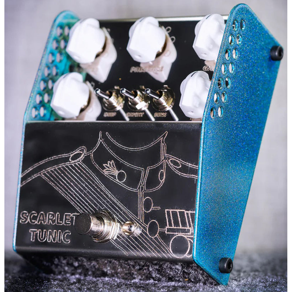 ThorpyFX Scarlet Tunic Analog Amp Emulator Pedal - Limited Edition Mermaid