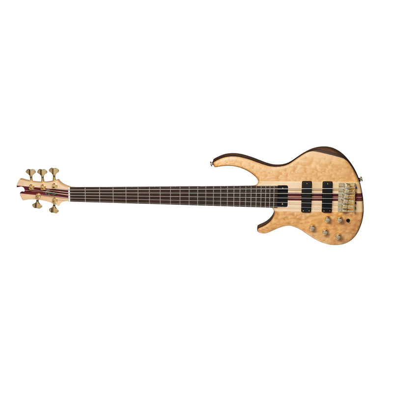 Tobias Classic V Left-Handed 5-String Bass w/ Bartolini Pickups and Gig Bag - Natural