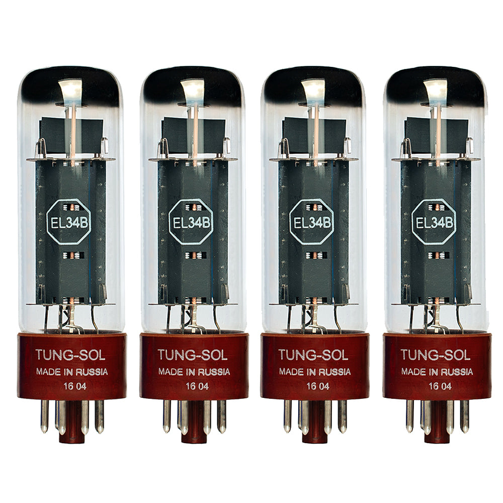 Tung-Sol EL34B Matched Quartet Power Amp Tubes