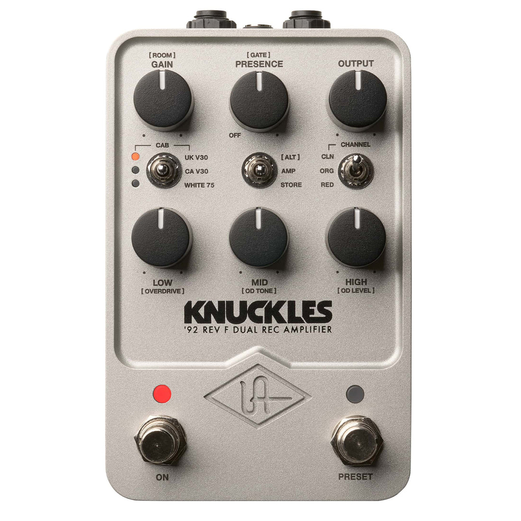 Universal Audio UAFX Knuckles ‘92 Dual Rec Amplifier Overdrive Pedal