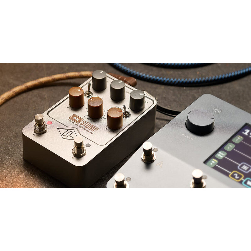joystick emulator pedal Universal Audio OX Stomp Dynamic Speaker Emulator Pedal