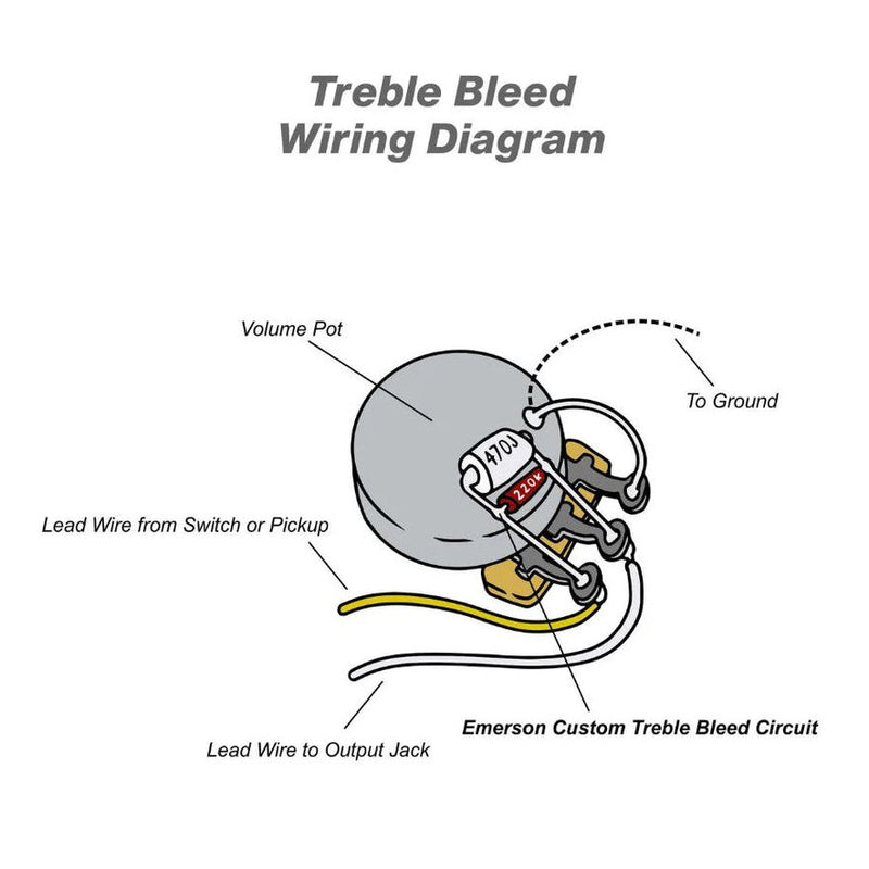 Emerson Custom Treble Bleed (Volume Mod)