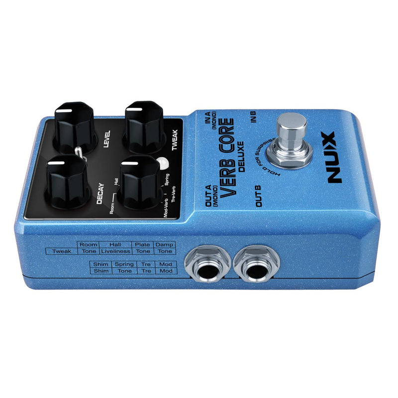 NUX Verb Core Deluxe Multiple Reverb Pedal w/ Freeze