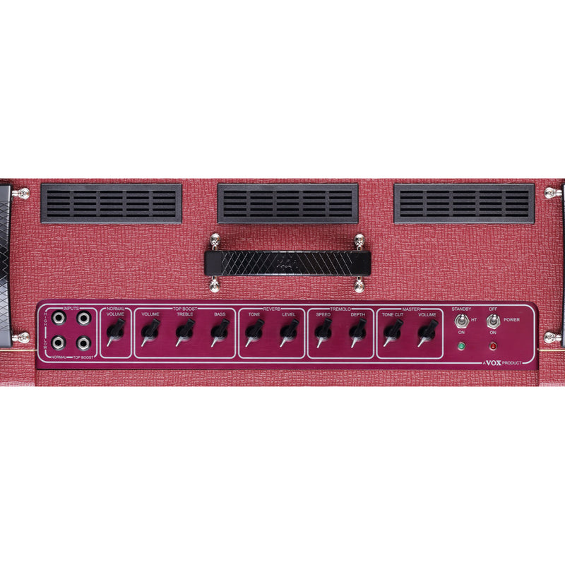 Vox AC30C2CVR Limited Edtion 2x12 Combo Guitar Amplifier w/Celestion Greenback Speakers - Vintage Red Tolex