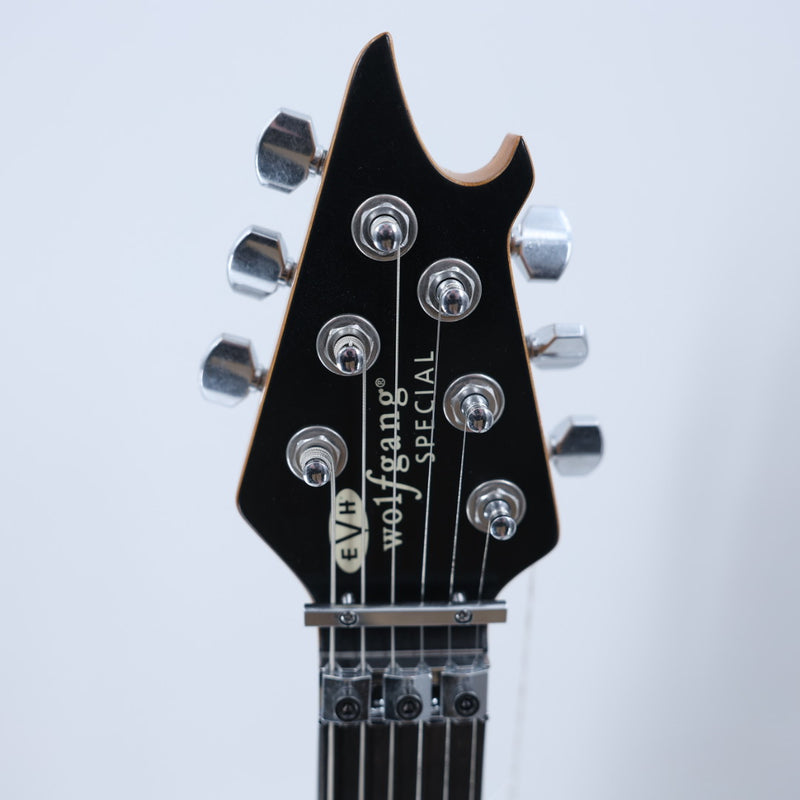 EVH Limited Edition Wolfgang Special Striped Series Guitar w/ Gig Bag - Red Black and White Aged