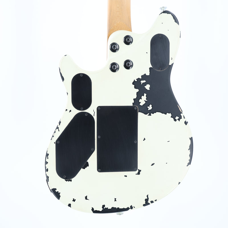 EVH Limited Edition Wolfgang Special Striped Series Guitar w/ Gig Bag - Distressed Ivory