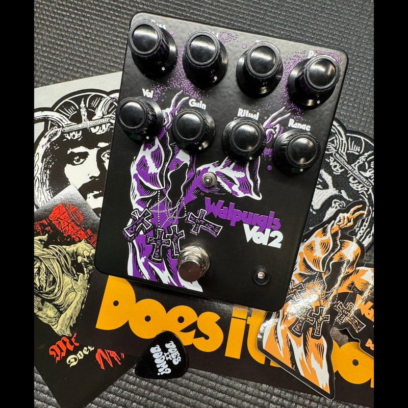 Does It Doom Walpurgis Vol2 Overdrive Pedal - Limited Edition MoR Purple Colorway