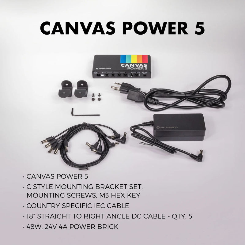 Walrus Audio Canvas Power 5 5-Output Isolated Power Supply