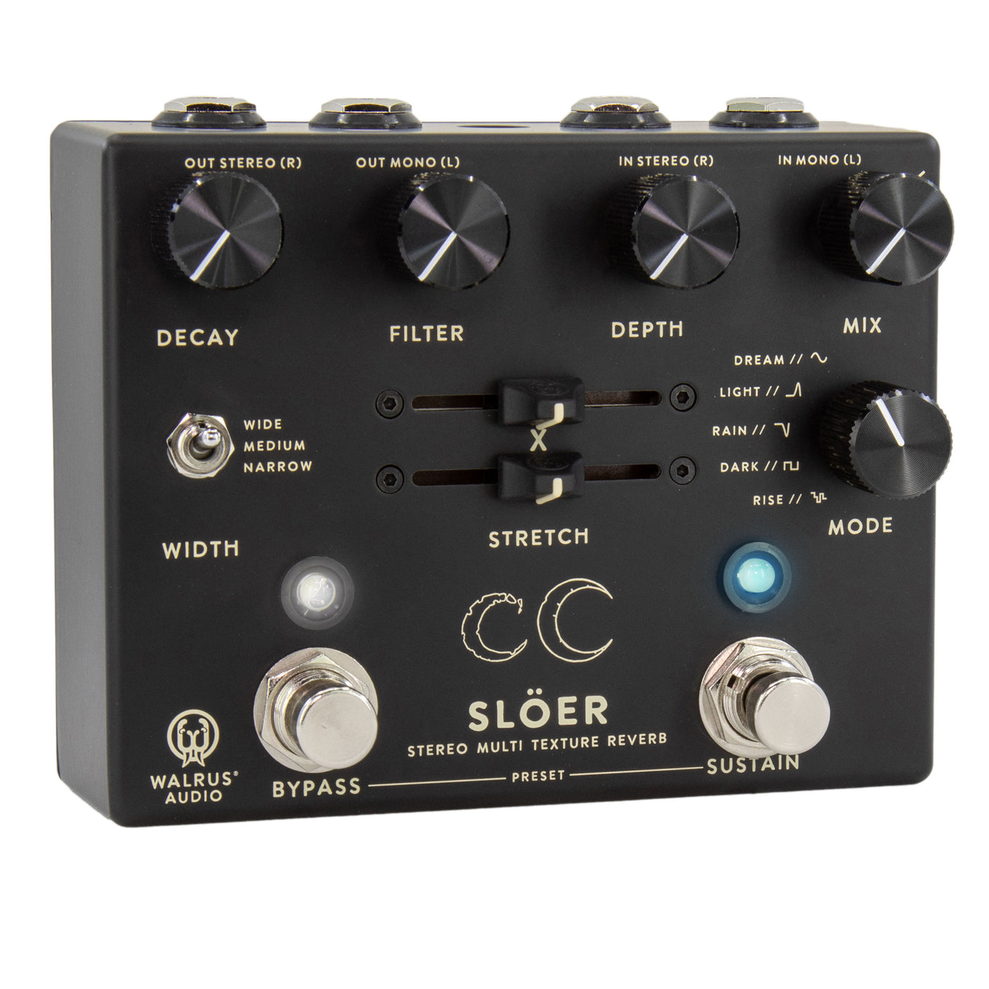 Walrus Audio - SLOER - Stereo Ambient Reverb Pedal