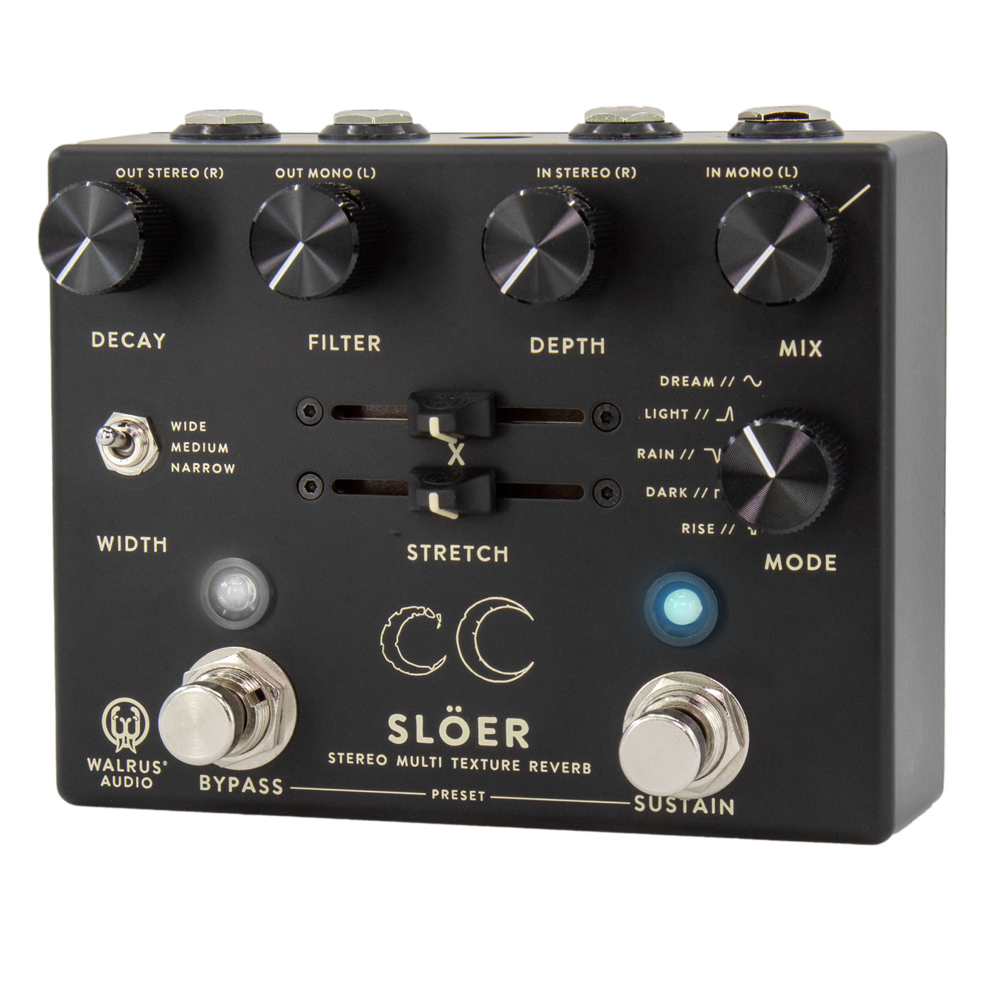 Walrus Audio - SLOER - Stereo Ambient Reverb Pedal