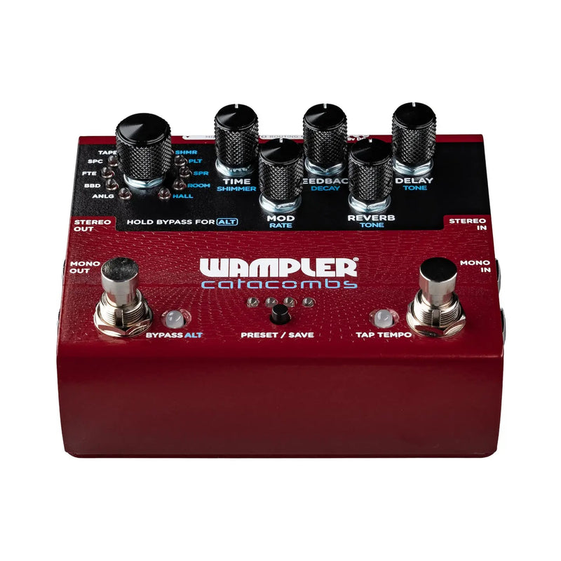 Wampler Catacombs Reverb and Delay Pedal