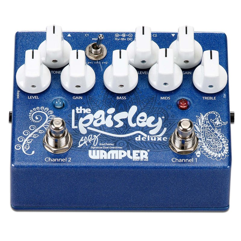 Wampler Paisley Drive Deluxe Brad Paisley Signature Overdrive Pedal