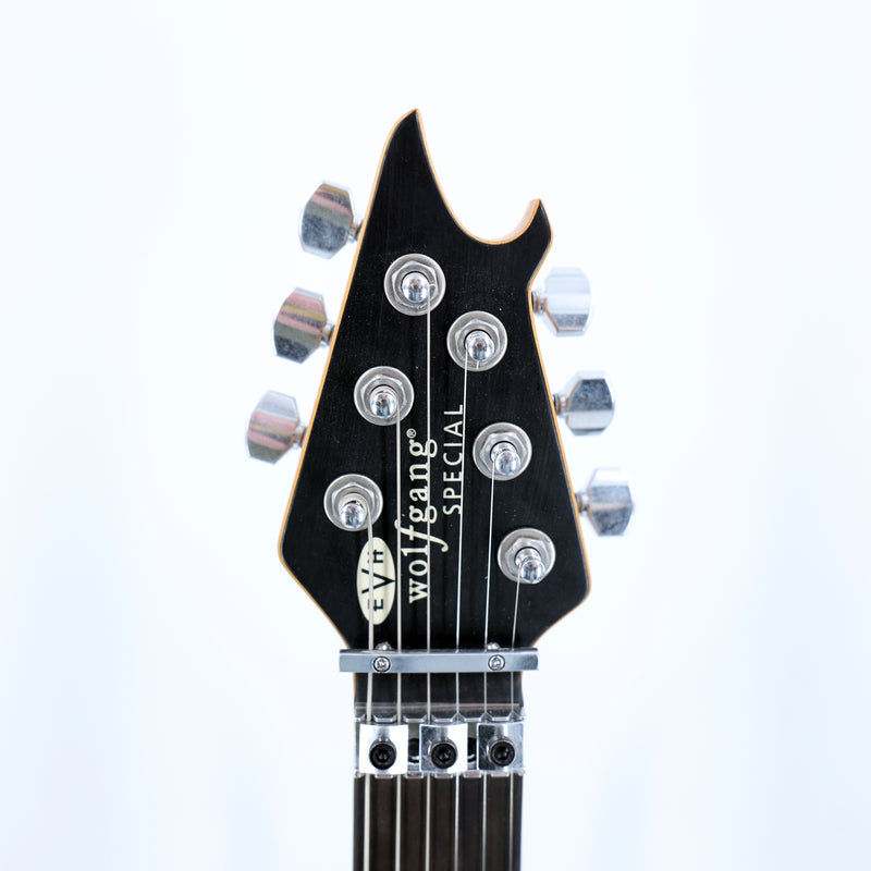 EVH Limited Edition Wolfgang Special Striped Series Guitar w/ Gig Bag - Distressed Ivory