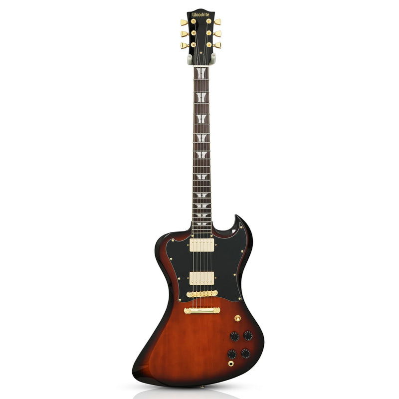 Woodrite Revelator Guitar w/ Hardshell Case -Tobacco Sunburst
