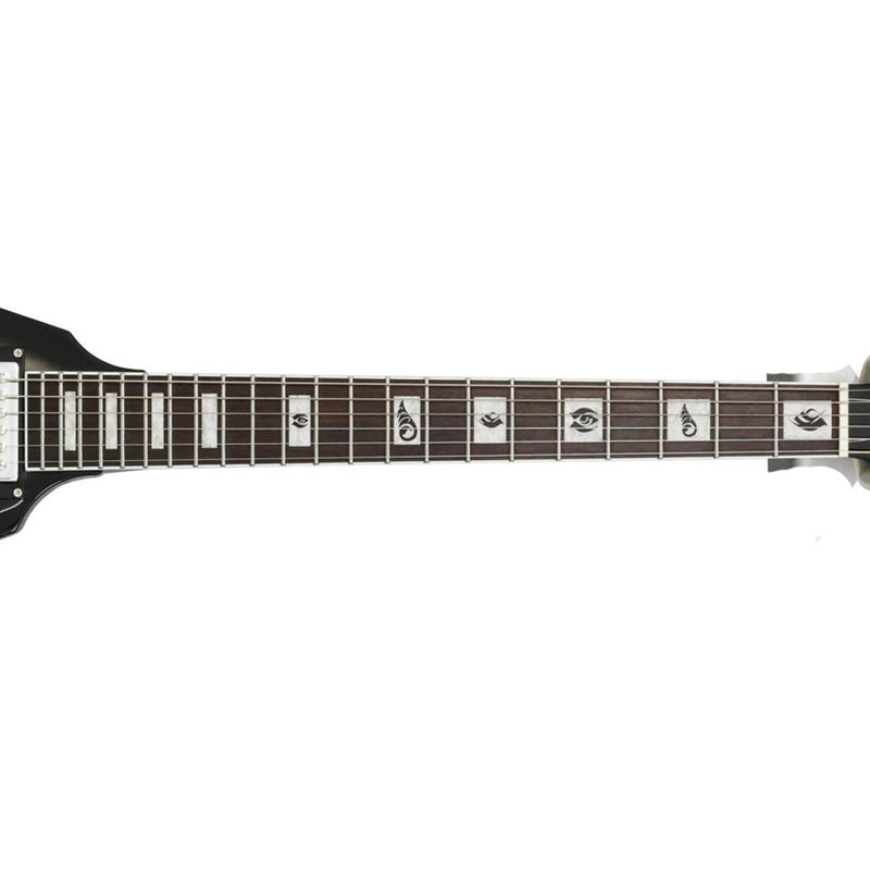 Woodrite Vagabond "Dirty B" Brent Hinds Signature Guitar w/ Hardshell Case - Sliverburst