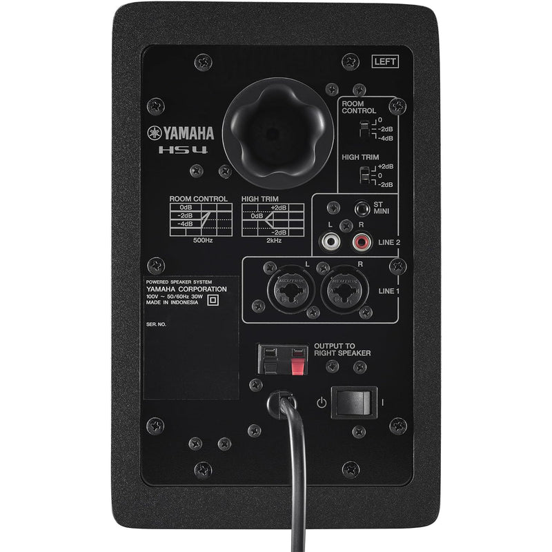Yamaha HS4 4.5-inch Powered Studio Monitor Pair - Black