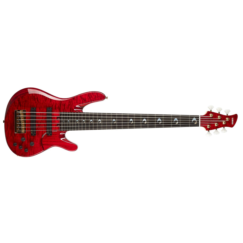 Yamaha John Patitucci Signature TRB 6-String Bass w/ Hardshell Case - Translucent Dark Red