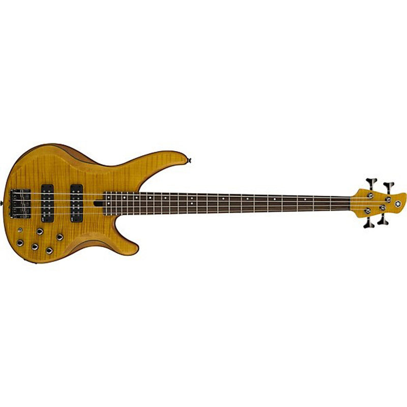 Yamaha TRBX604FM 4-String Bass Guitar - Matte Amber