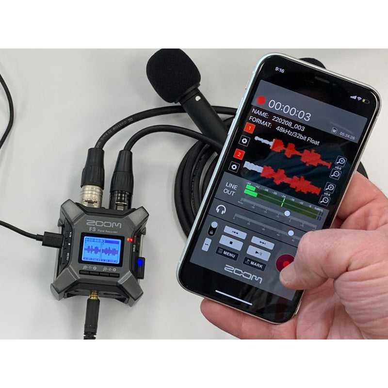 Zoom F3 MultiTrack Recorder with 32-bit Float