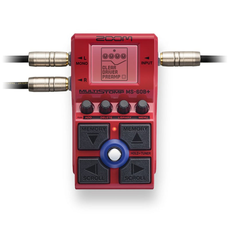 Zoom MS-60B+ Multistomp Bass Multi-effects Pedal