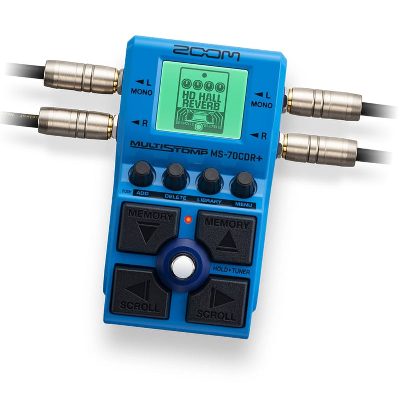 Zoom MS-70CDR+ MultiStomp Stereo Chorus/Delay/Reverb Multi-effects Pedal