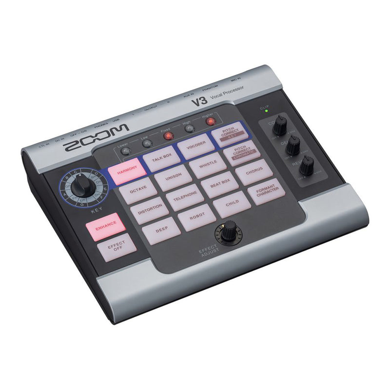 Zoom V3 Multi-effects Vocal Processor and USB Audio Interface with 1 XLR Input