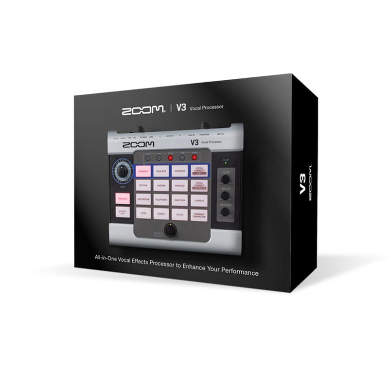 Zoom V3 Multi-effects Vocal Processor and USB Audio Interface with 1 XLR Input
