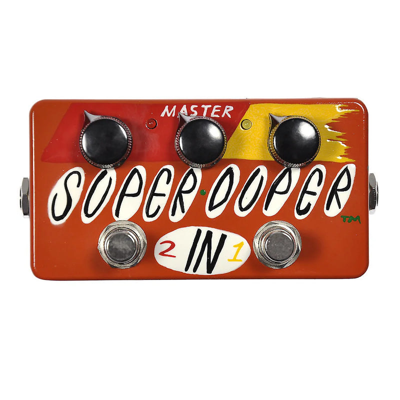 Zvex Handpainted Super Duper 2-in-1 Overdrive/Distortion Pedal