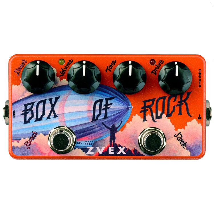 clean distortion pedal ZVEX Effects Vexter Box of Rock Distortion Pedal