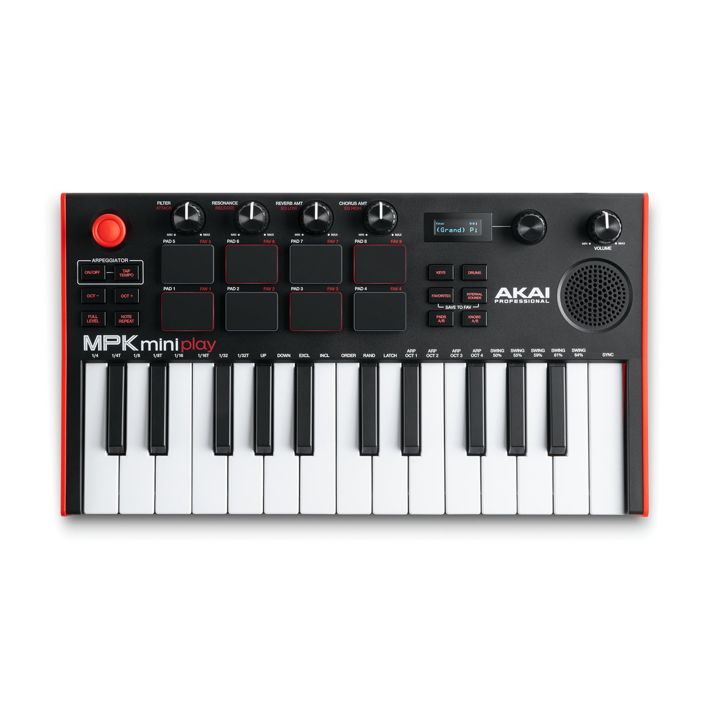 Akai Professional MPK Mini Play3 25-key Portable Keyboard and MIDI Controller New