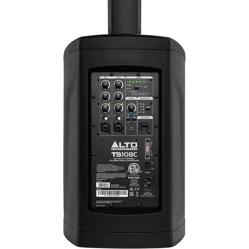 Alto Pro TS108C 600W Column PA System with Bluetooth, Mixer & App Control