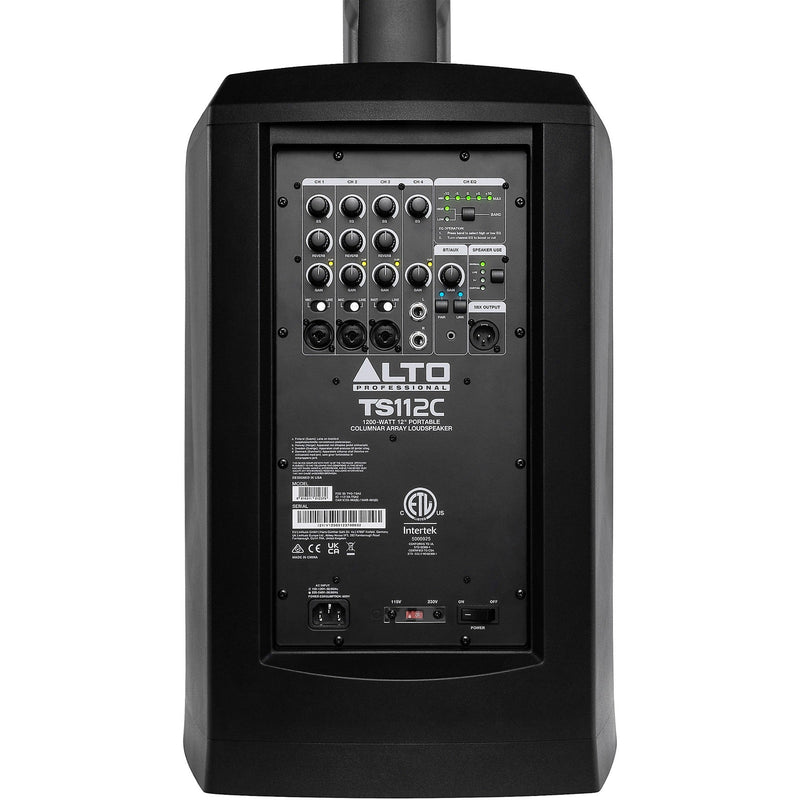 Alto Pro TS112C 1200W Column PA System with Bluetooth, Mixer & App Control
