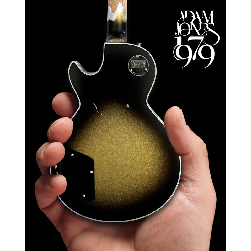 Axe Heaven Adam Jones 1979 Gibson Les Paul Custom - Antique Silverburst Mini Guitar Replica