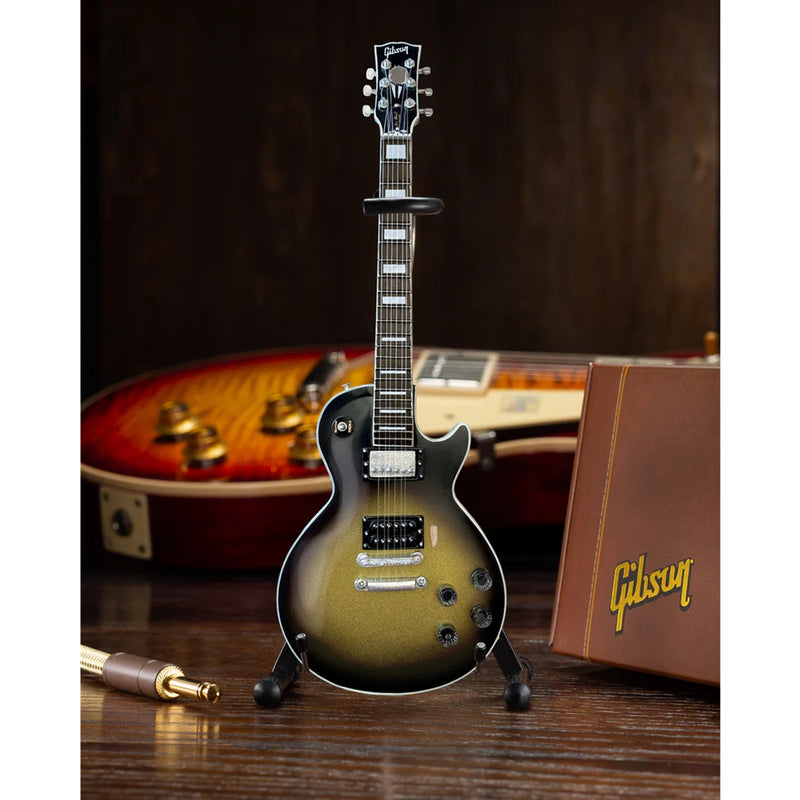 Axe Heaven Adam Jones 1979 Gibson Les Paul Custom - Antique Silverburst Mini Guitar Replica