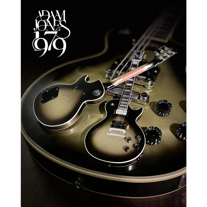 Axe Heaven Adam Jones 1979 Gibson Les Paul Custom - Antique Silverburst Mini Guitar Replica