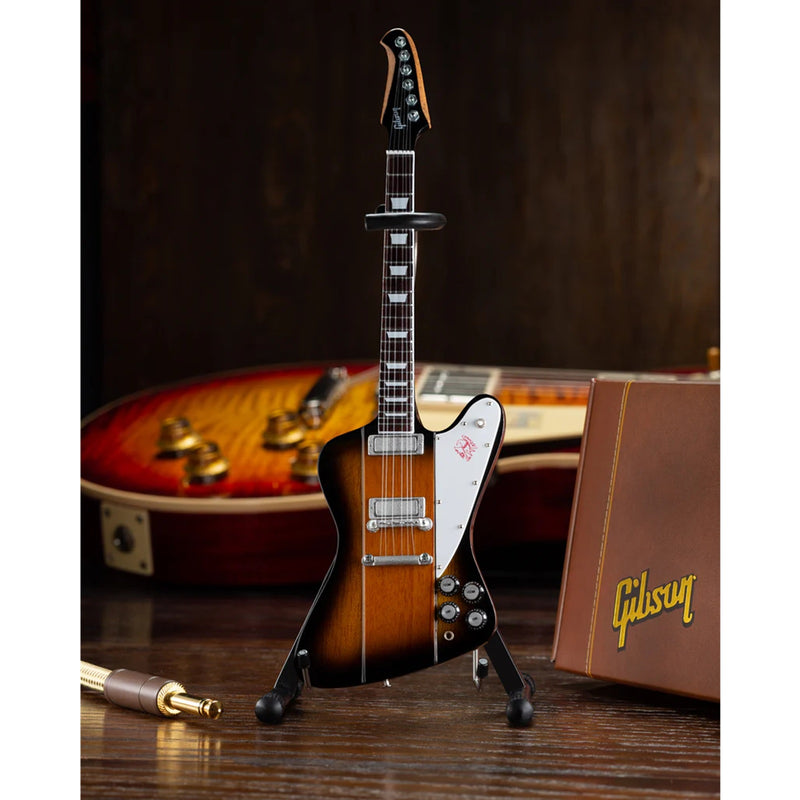 Axe Heaven Gibson Firebird V Vintage Sunburst Mini Guitar Replica
